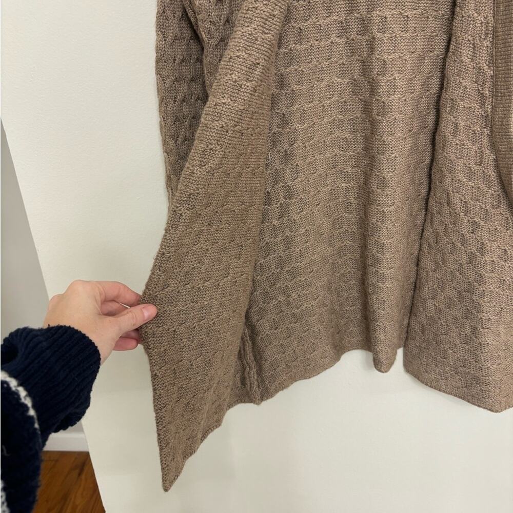 NEW Brixton Ivy x Stitchfix Lawley Cable Open Knit Cardigan in Tan - Size S - Picture 4 of 8